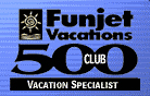Funjet Vacations 500 Club Member