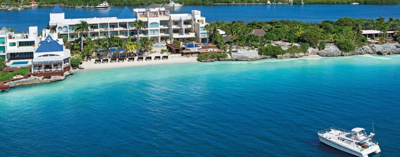 All Inclusive Resorts Zoetry Beach Aerial View From Sea