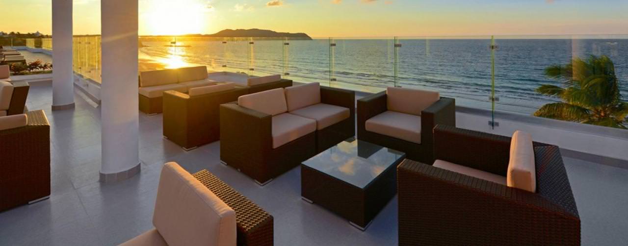 Amenities Out Door Patio Sunset Ocean View Iberostar Playa Mita Riviera Nayarit Puerto Vallarta