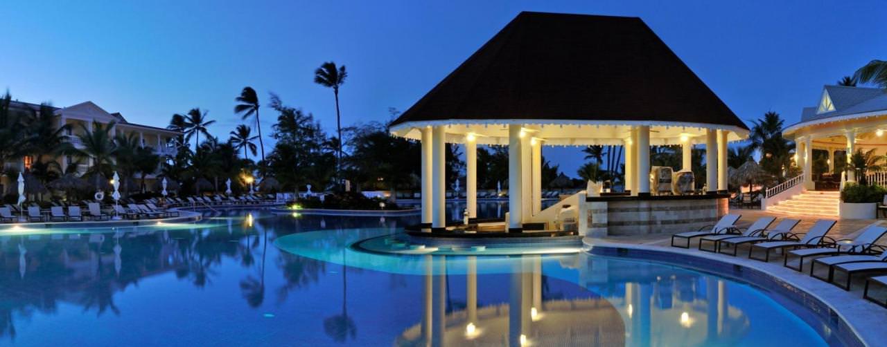 Bar Swimup Night Luxury Bahia Principe Esmeralda Punta Cana Dominican Republic