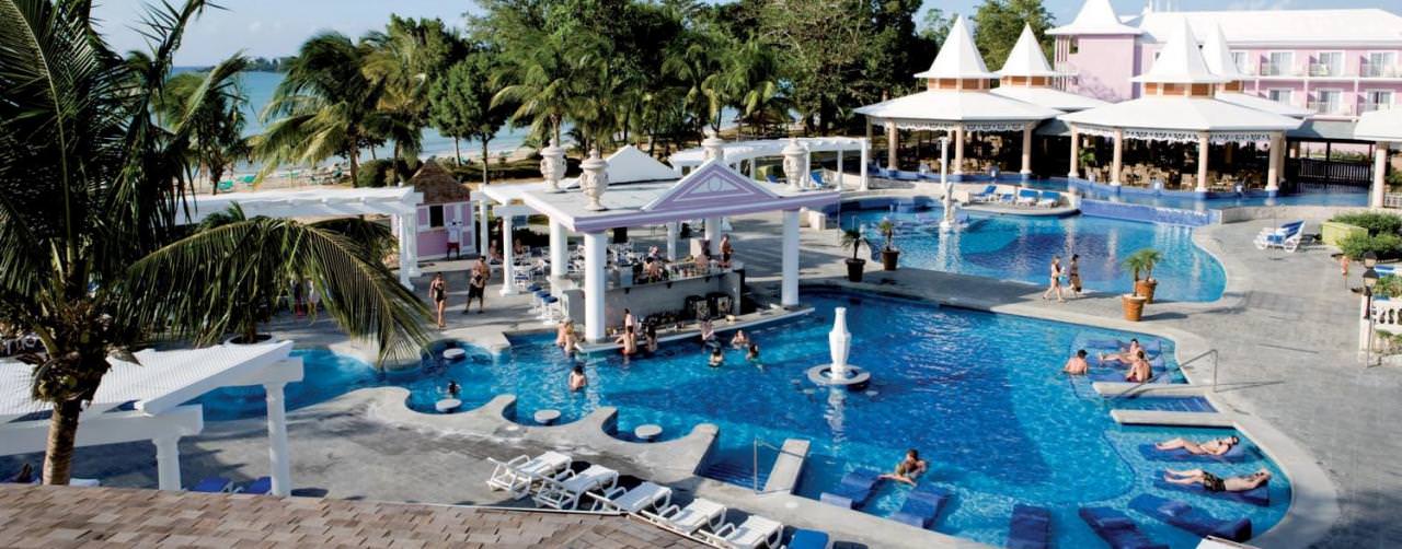 Bar Swimup Riu Palace Tropical Bay Negril Jamaica