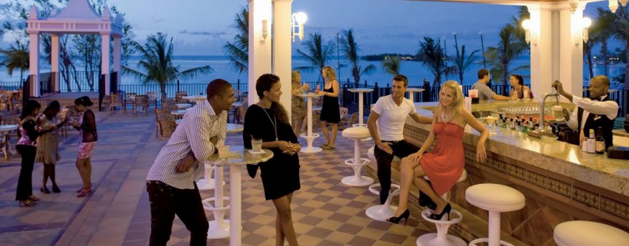 Bar Theatre Out Door Party On Beach Riu Montego Bay Montego Bay Jamaica