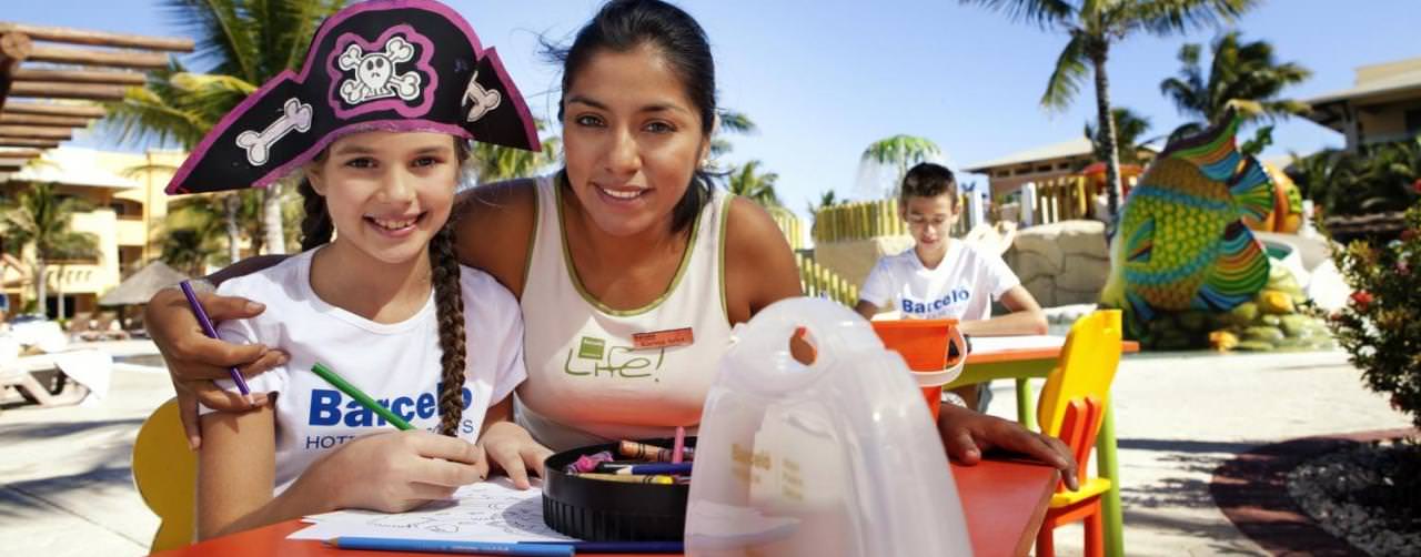 Barcelo Maya Palace Deluxe Riviera Maya Mexico Kids Club Staff