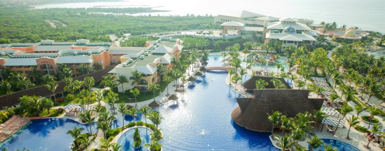 Barcelo Maya Palace Deluxe Riviera Maya Mexico Pool Aerial Main