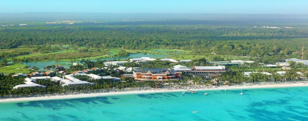 Beach Aerial Barcelo Bavaro Palace Deluxe Punta Cana Dominican Republic