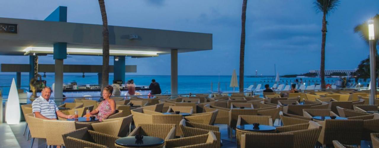 Cancun Mexico Bar Outdoor Seating Theatre Riu Cancun