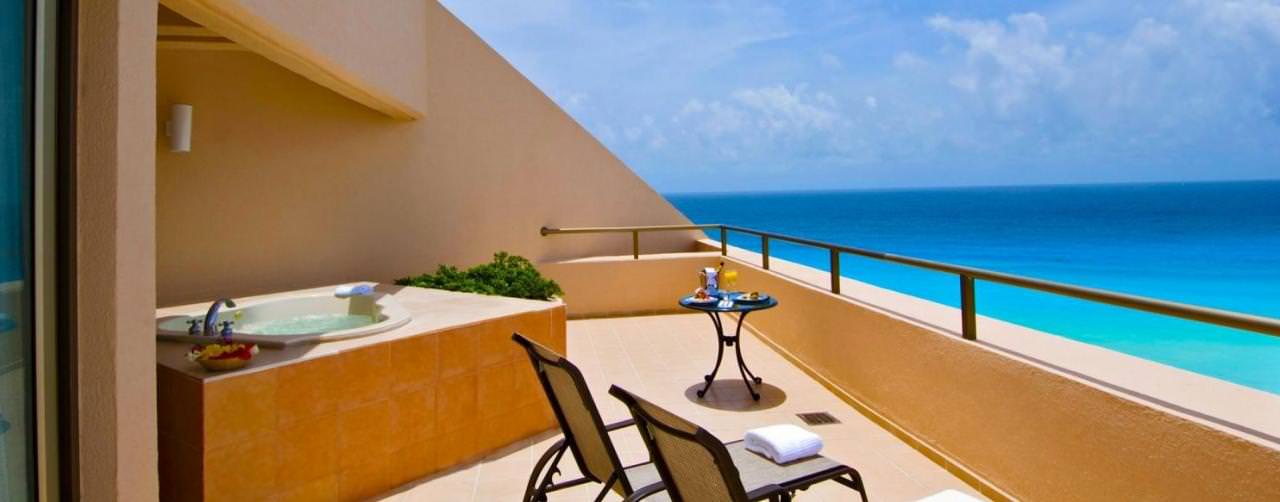 Cancun Mexico Iberostar Cancun Room Junior Suite Oceanview Balcony