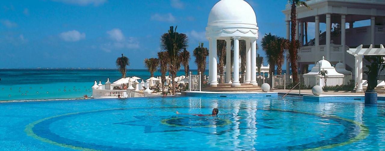 Cancun Mexico Pool Ocean View Riu Palace Las Americas