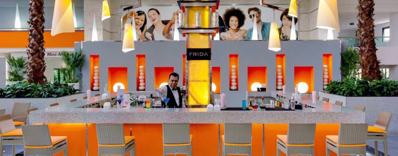 Cancun Mexico Riu Caribe Bar Lobby Frida