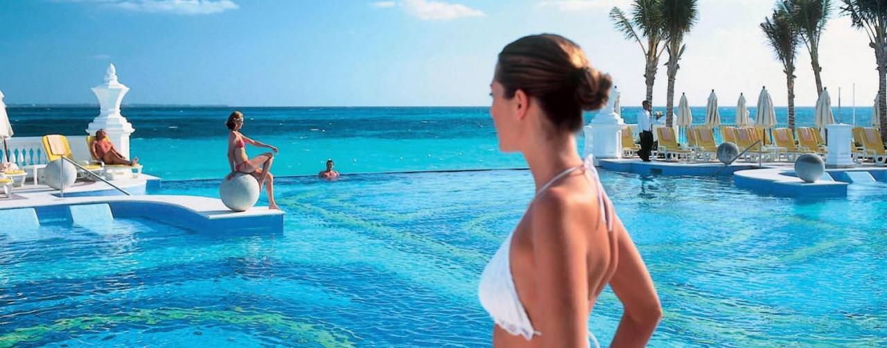 Cancun Mexico Riu Palace Las Americas Pool Infinity