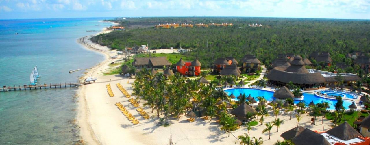 Cozumel Mexico Iberostar Cozumel Beach Aerial View