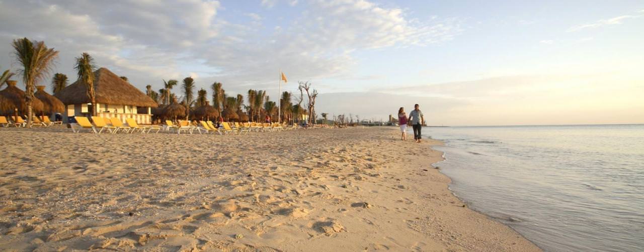 Cozumel Mexico Iberostar Cozumel Beach Walking Romance