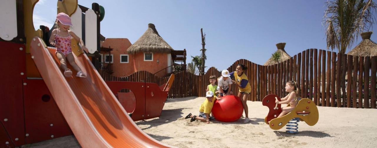 Cozumel Mexico Iberostar Cozumel Kids Club Play Ground Slide Sand