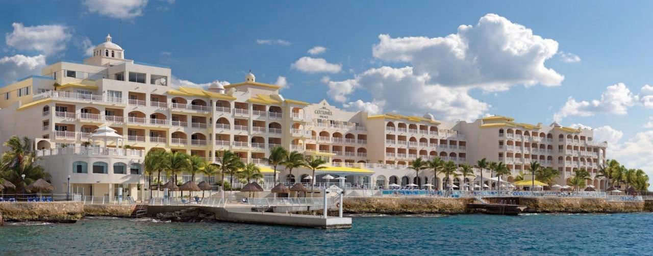 Cozumel Palace Cozumel Mexico Beach View From Sea