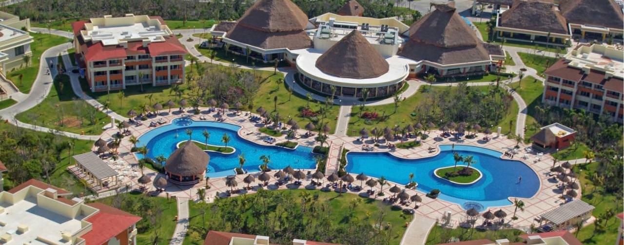 Grand Bahia Principe Tulum Riviera Maya Mexico Pool Main Aerial