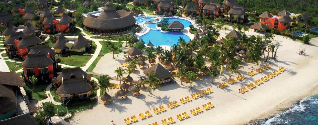 Iberostar Cozumel Cozumel Mexico Beach Aerial View Beach Pool Courtyard