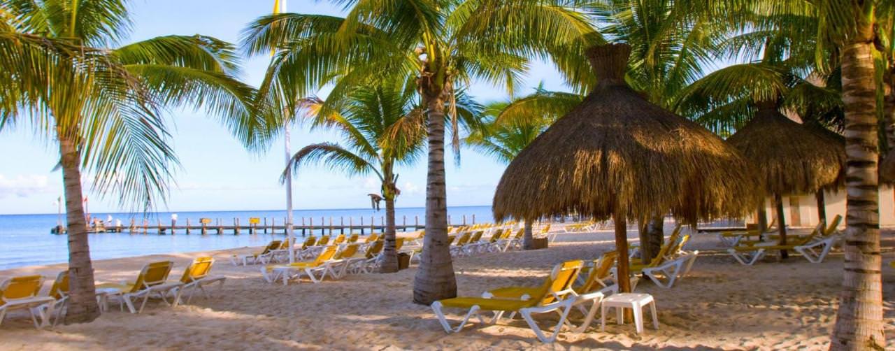 Iberostar Cozumel Cozumel Mexico Beach Palm Trees Palapas