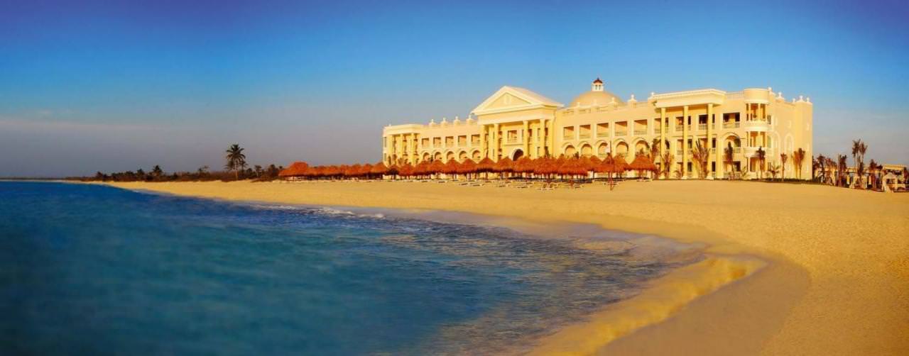 Iberostar Grand Hotel Paraiso Riviera Maya Mexico Beach View From Sea