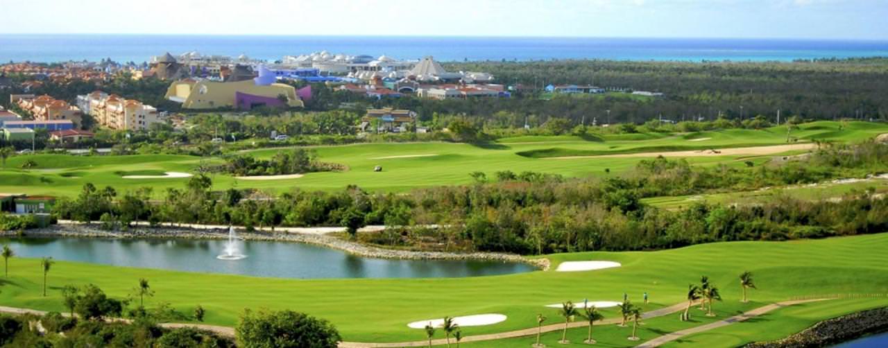 Iberostar Grand Hotel Paraiso Riviera Maya Mexico Golf Aerial Golf Course View