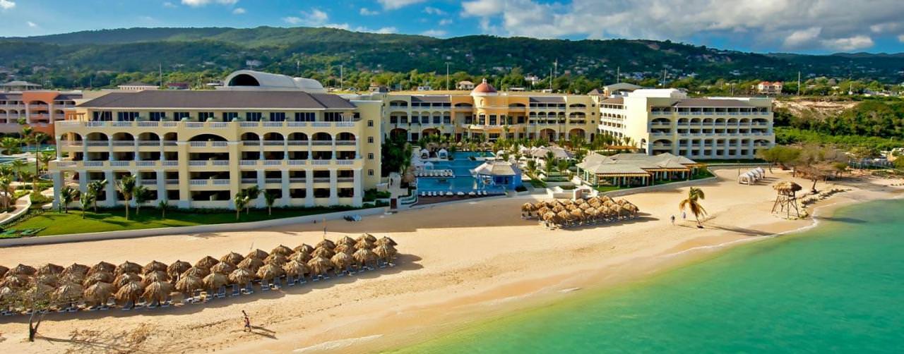 Iberostar Grand Hotel Rose Hall Montego Bay Jamaica Beach Aerial View From Sea