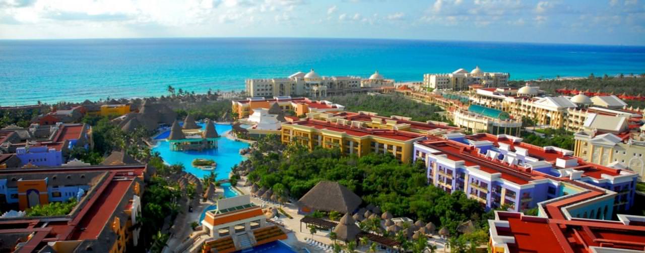 Iberostar Hotels Pool Aerial View Wave Pool Beach