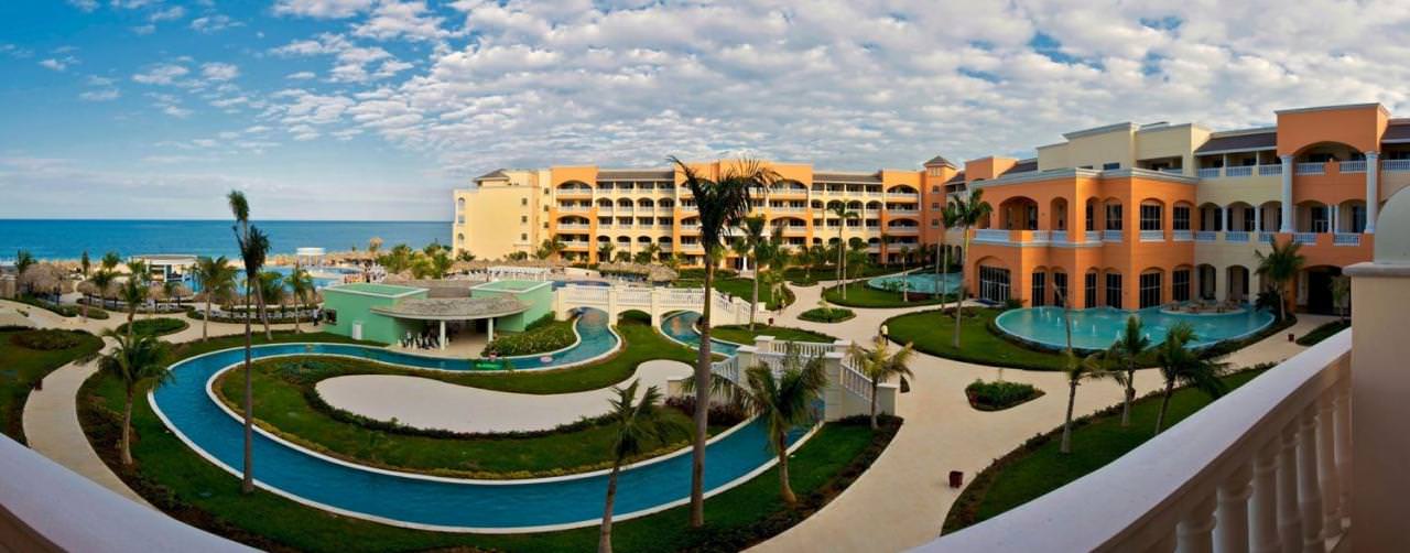 Iberostar Rose Hall Suites Montego Bay Jamaica Pool Lazy Rive Couryard Panorama View