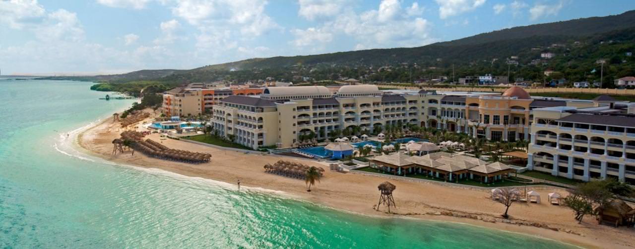 Montego Bay Jamaica Beach Aerial Beach View Iberostar Grand Hotel Rose Hall