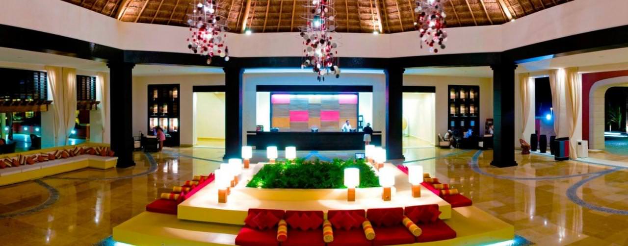 Ocean Coral Turquesa By H10 Riviera Maya Mexico Amenities Lobby Vaulted Ceiling Reception