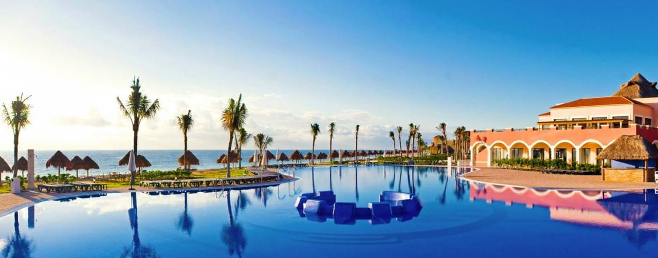 Ocean Coral Turquesa By H10 Riviera Maya Mexico Pool Beach Sky View