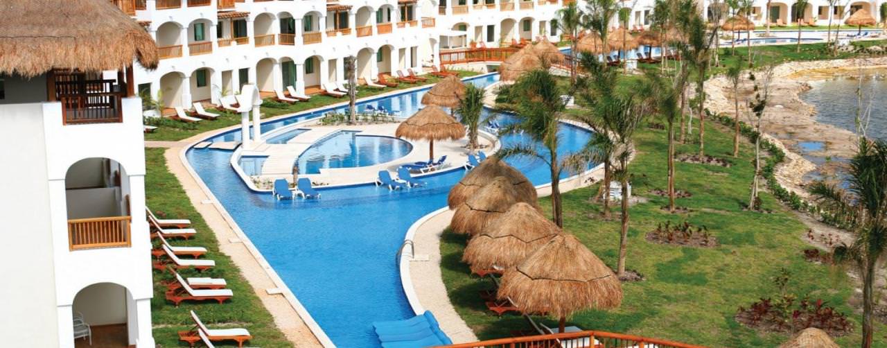 Pool Aerial Resort View Swim Up Rooms Valentin Imperial Maya Riviera Maya Mexico