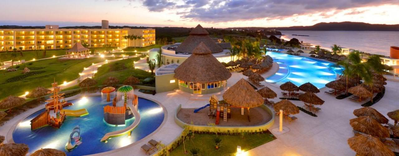 Pool Aerial View Sunset Iberostar Playa Mita Riviera Nayarit Puerto Vallarta