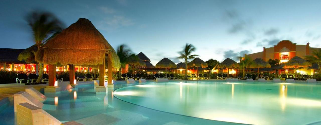 Pool Chairs Grand Palladium White Sands Resort Riviera Maya Mexico