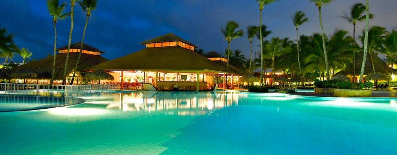 Pool Night Grand Palladium Punta Cana Resort Spa Punta Cana Dominican Republic
