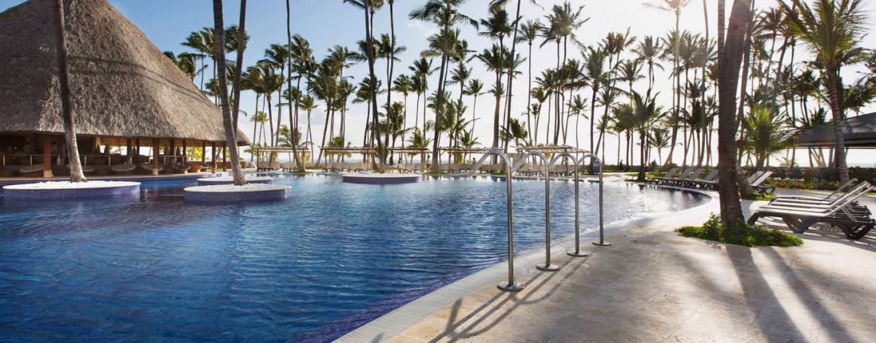 Punta Cana Dominican Republic Barcelo Bavaro Beach Pool View