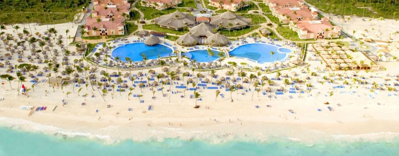 Punta Cana Dominican Republic Beach Aerial Grand Bahia Principe Bavaro Resort