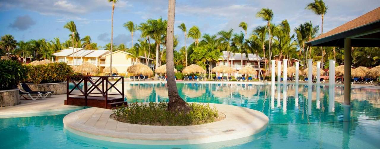 Punta Cana Dominican Republic Grand Palladium Bavaro Resort Spa Pool Samana View