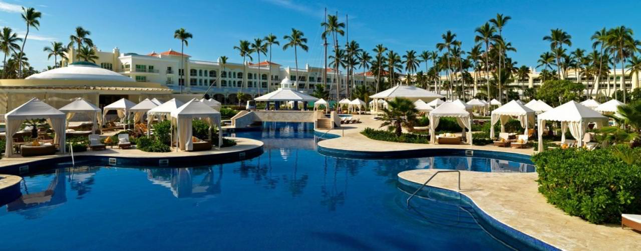 Punta Cana Dominican Republic Pool Winding Bali Beds Iberostar Grand Hotel Bavaro