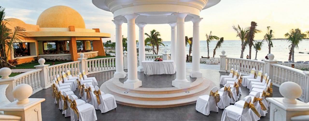 Riviera Maya Mexico Barcelo Maya Palace Deluxe Wedding Gazebo
