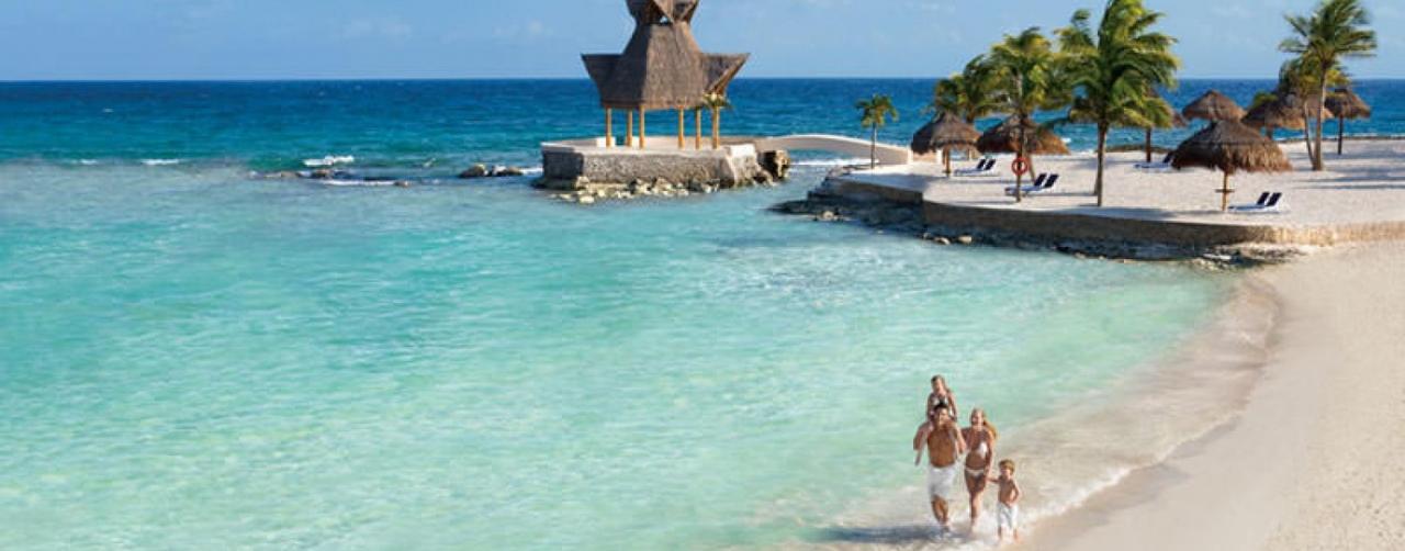 Riviera Maya Mexico Dreams Puerto Aventuras Resort Spa Drepa_beach_birdeyeview_1_2_sm
