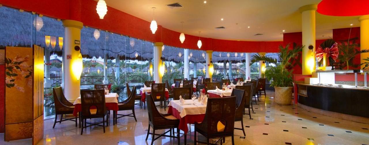 Riviera Maya Mexico Grand Palladium Colonial Kantenah Restaurant Bamboo