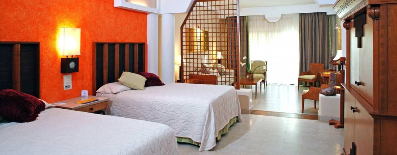 Riviera Maya Mexico Room Junior Suite Double Beds Iberostar Paraiso Maya