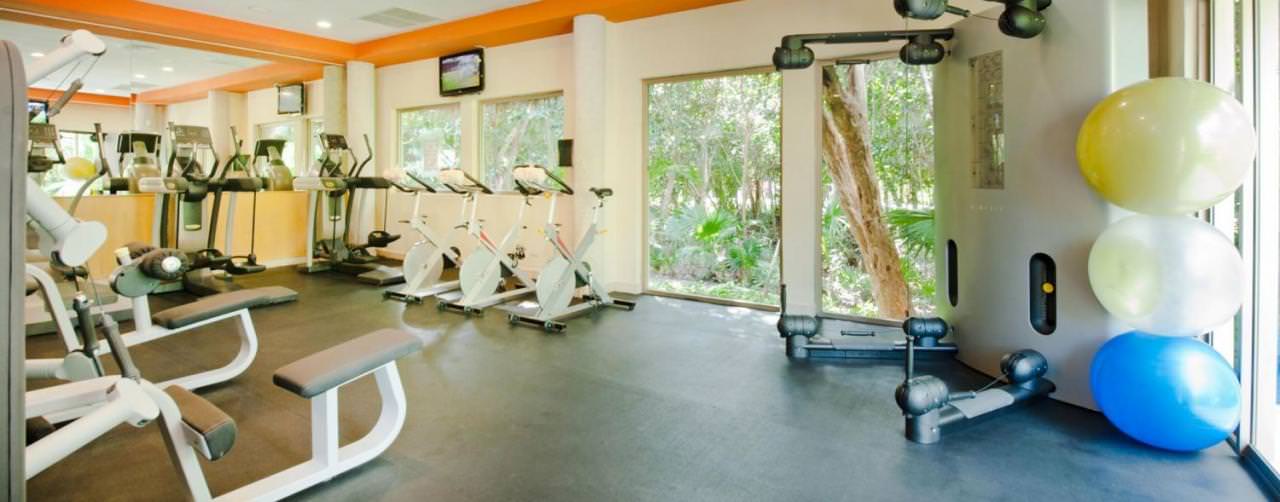 Riviera Maya Mexico Valentin Imperial Maya Health Club Fitness Center Equipment