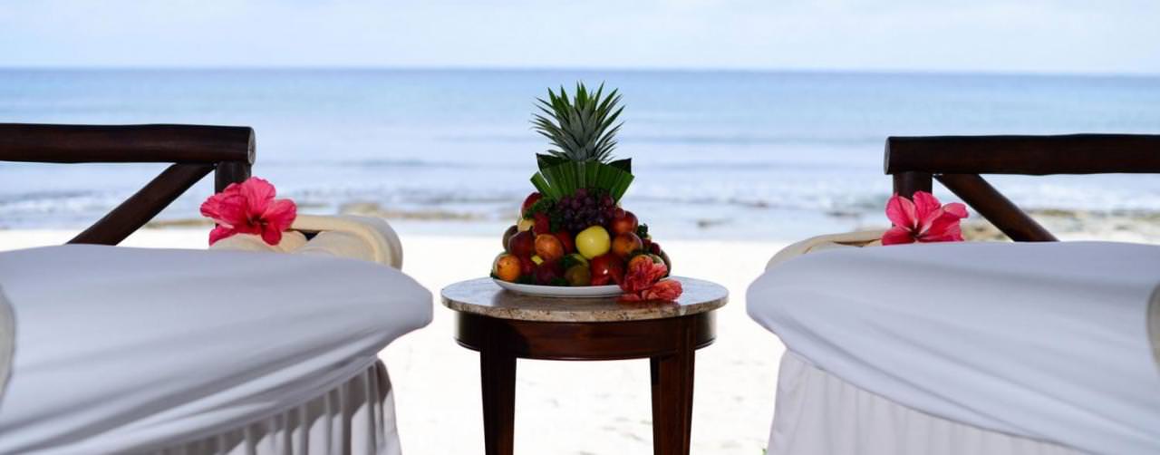 Riviera Maya Mexico Valentin Imperial Maya Spa Beach Massage Romance