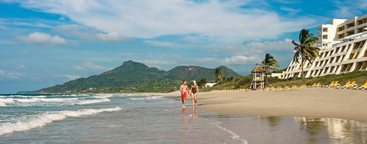 Riviera Nayarit Puerto Vallarta Beach Romance Walking Waves Iberostar Playa Mita