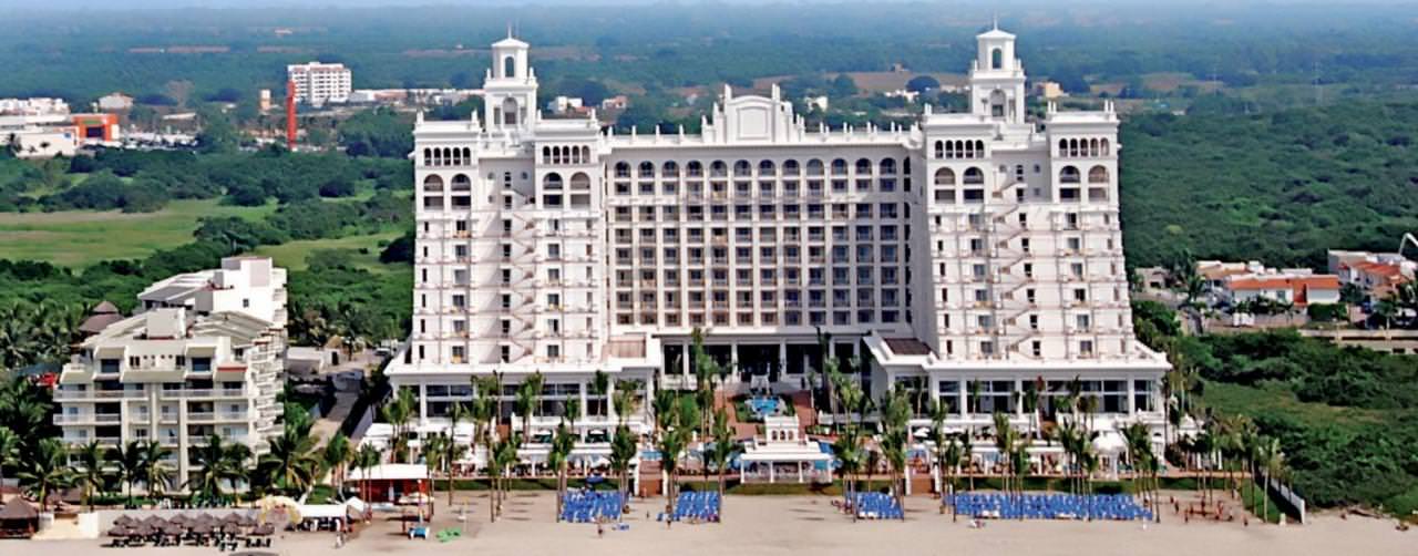 Riviera Nayarit Puerto Vallarta Riu Palace Pacifico Beach Aerial View From Sea