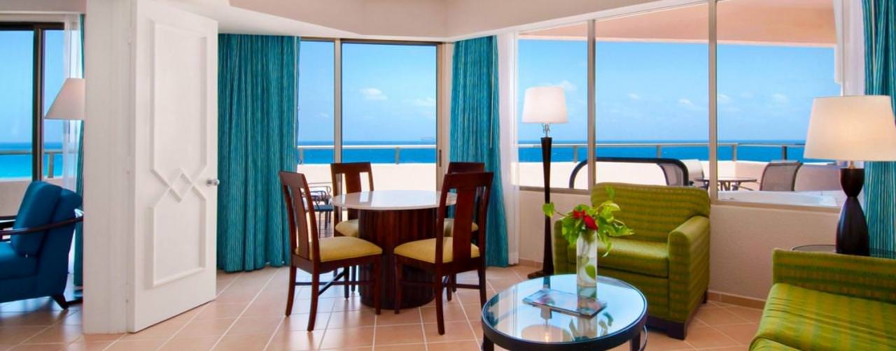 Room Junior Suite Living Room Iberostar Cancun Cancun Mexico