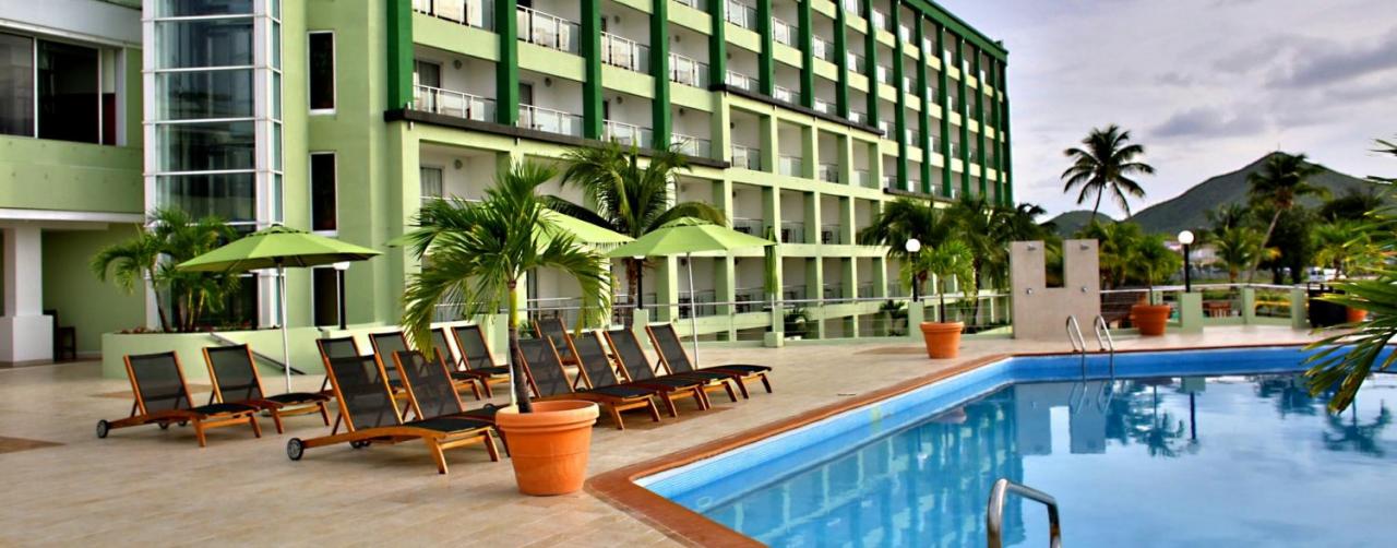 St Martin Caribbean Exterior_main_building_pool_2_s Sonesta Great Bay Resort Casino