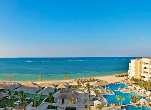 Aerial View Of Iberostar Grand Hotel Rose Hall Beach