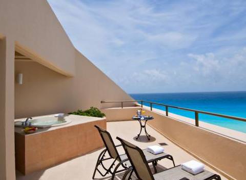 Balcony Ocean View Junior Suite Iberostar Cancun Room
