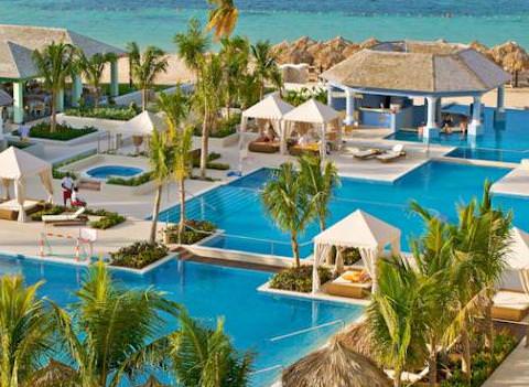 Iberostar Grand Hotel Rose Hall Aerial Pool View